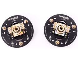 MTS CAMBER PLATES 2x ANGLE ADJUSTMENT THREADED BMW E63 E61 E60 E39 Z4 E46