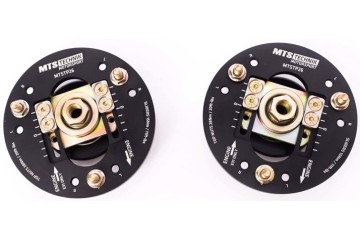 MTS CAMBER PLATES 2x ANGLE ADJUSTMENT THREADED BMW E63 E61 E60 E39 Z4 E46