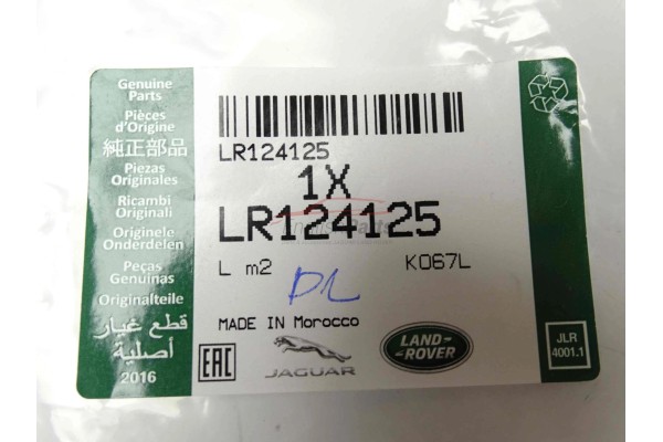 New ORIGINAL front bumper harness 4x PDC NEW EVOQUE 2019 LR124125 Catalog number of the part LR124125 K8D214369AAD