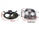 Silencer Tip Inlet 165mm Outlet 190mm For Audi RS7 RS5 B8 RS6 C7 C8 Part manufacturer ZR
