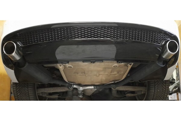 Silenciador deportivo de escape para AUDI A5 A4 B8 4x90mm