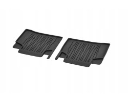 ORIGINAL RUBBER RUGS REAR MERCEDES BENZ EQS V297 BLACK WITH CODE 223