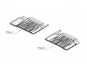 ORIGINAL RUBBER RUGS REAR MERCEDES BENZ EQS V297 BLACK WITH CODE 223 Catalog number of the part A29768055069051