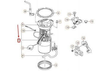 Indicador de combustible AUDI Q5 8R transmisor 8R0919050G ORIGINAL
