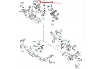 Soporte Motor Derecho Hidráulico AUDI A6 C7 4G0199381NG Original