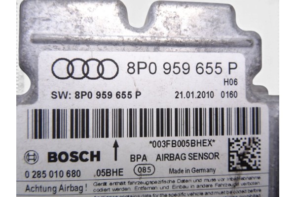 8P0959655P CENTRALITA AIRBAG AUDI A3 SPORTBACK (8PA)