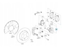 ORIGINAL BRAKE CALIPER RIGHT REAR MERCEDES W166 W292