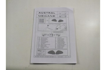 RENAULT AUSTERAL MEGANE E TECH MIRROR COVERS SATIN GREY 963H13496R Catalog number of the part 963H13496R