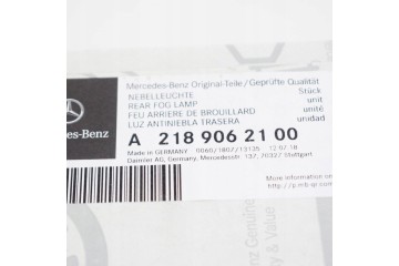 Original stop light Mercedes Benz CLS C218 OE A2189062100 Customs tariff code 87082990