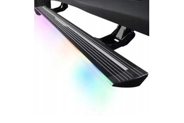 JEEEP GRAND CHEROKEE WK2 2011 2021 THRESHOLD THRESHOLDS ELECTRIC STEPS SET WITH LED
