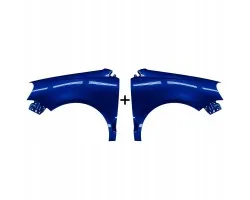 Guardabarros para VW POLO 9N3 Izquierdo y Derecho LD5Q 05-09 Nuevo Pintado Juego
