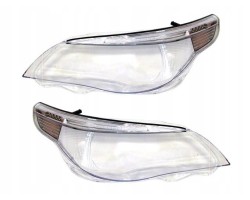 BMW 5 E60 2003 2007 HEADLIGHT GLASS SHADES