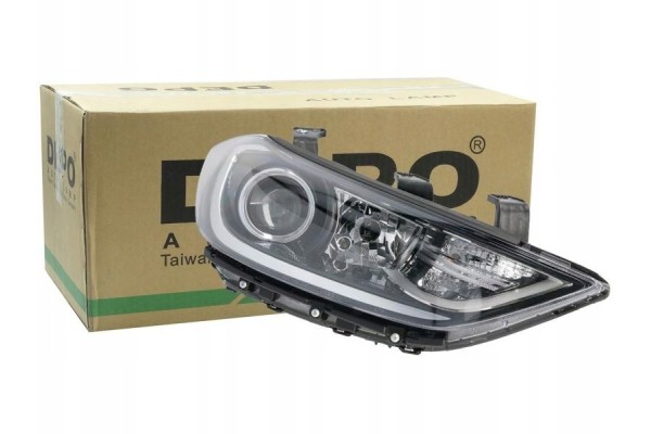 Headlamp lamp Depo 121 1116R LEBM2 Installation side right