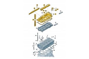 Valve cover 05L103469D 2 0 TDI VAG New Original Part manufacturer Volkswagen OE