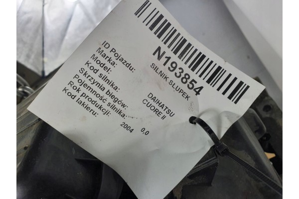 ENGINE POST 1 0 DAIHATSU CUORE II Part manufacturer Daihatsu OE