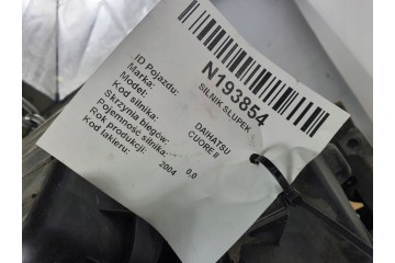 ENGINE POST 1 0 DAIHATSU CUORE II Part manufacturer Daihatsu OE
