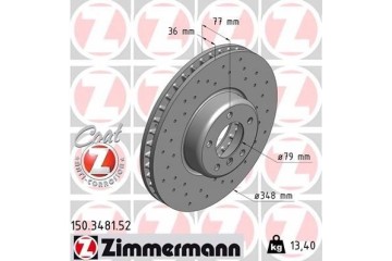 Shield Zimmermann Sport Front BMW 5 E60 E61 535d 6 E63 E64 348 mm Packaging status original