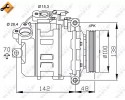 32433 NRF BMW AIR CONDITIONING COMPRESSOR Catalog number of substitutes AHE 97901 AHE 98901 AHE 98901 A BV PSH 090 215 005 050 B
