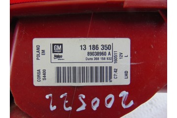 13186350 PILOTO TRASERO IZQUIERDO OPEL CORSA D Selective 2011 13186350 200522 OPEL - 3