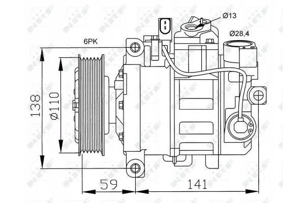 COMPRESSOR AIR CONDITIONING COMPRESSOR 32229 NRF AUDI Catalog number of substitutes ACAUTO AC 01DN781 ACAUTO AC 02DN05 ACAUTO AC
