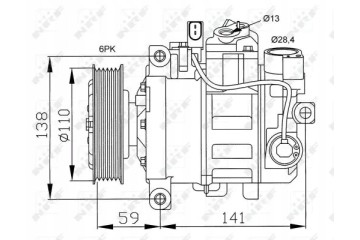 COMPRESSOR AIR CONDITIONING COMPRESSOR 32229 NRF AUDI Catalog number of substitutes ACAUTO AC 01DN781 ACAUTO AC 02DN05 ACAUTO AC