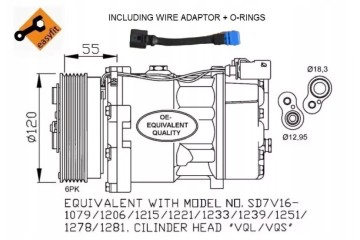 NRF 32064 Compressor air conditioning Version European