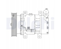 Compressor klim nissan micra iii 03 DELPHI CS20523