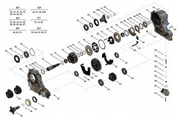 Discs Distribution Box VTG Reducer ATC35L BMW X1 E84 xDrive Catalog number of the part ACG02361