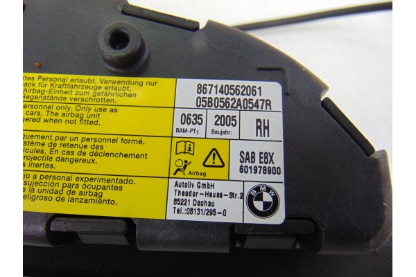 ASIENTO AIRBAG LATERAL DERECHO BMW SERIE 1 BERLINA (E81/E87) 120d 2008 ASIENTO 197779 BMW - 1