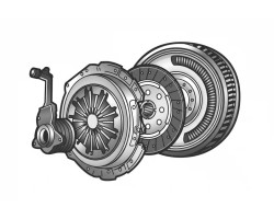 CLUTCH SET DISC FLYWHEEL SCREW PRESSURE