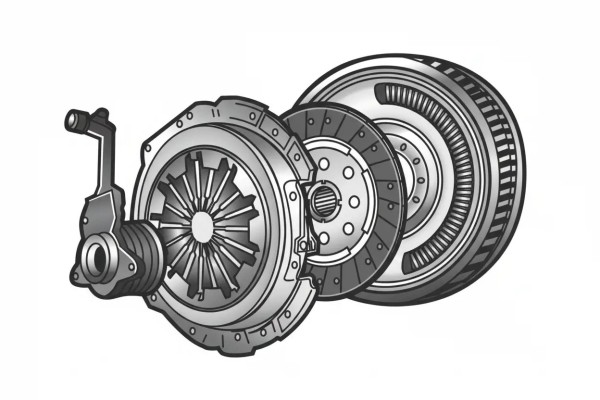 CLUTCH SET DISC FLYWHEEL SCREW PRESSURE