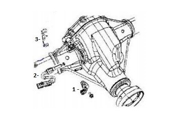 D44 Rubicon JK 07 17 lock switch plug Catalog number of the part 68003559AB