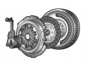 CLUTCH SET DISC FLYWHEEL PRESSURE