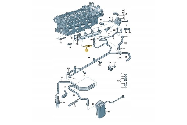 Audi OE Original injection valve 06F906036F