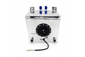 Safe Fuel Tank 20L Aluminum Silver with Level Sensor