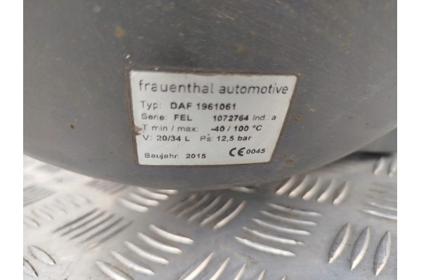 CYLINDER AIR TANK DAF XF 106 Catalog number of substitutes 1961061