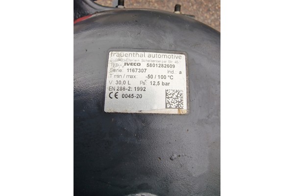 Air Cylinder Tank 30 L Iveco Stralis S WAY 5801282609 1167307 Part manufacturer Iveco OE
