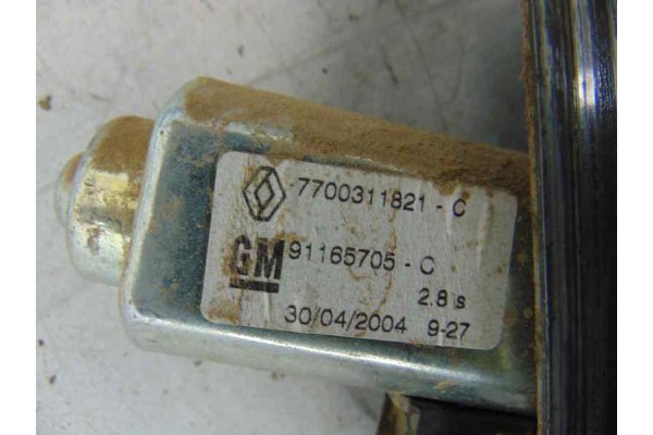 2 PIN ELEVALUNAS DELANTERO DERECHO OPEL VIVARO Combi 2.7t  Corto 2004 2 PIN 177503 OPEL - 1