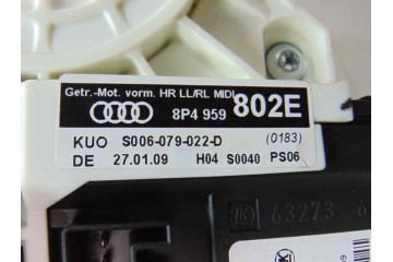 8P4959802E ELEVALUNAS TRASERO DERECHO AUDI A3 SPORTBACK (8PA) 1.9 TDI Attraction 2009 8P4959802E 178631 AUDI - 10