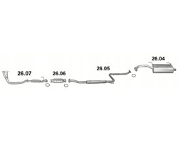 TOYOTA CELICA 1 6 PIPES END CENTER CATALYTIC CONVERTER