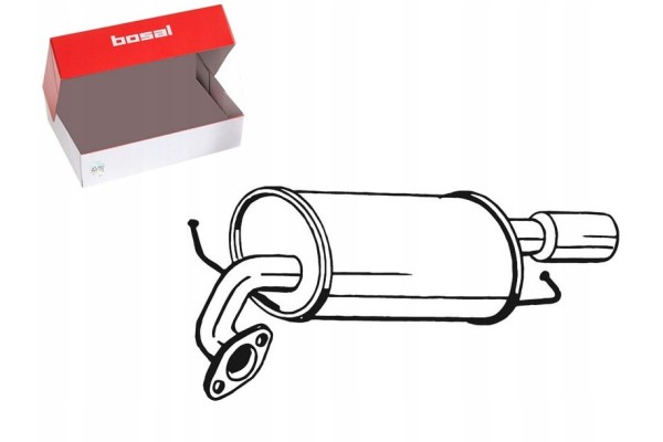 BOS171 055 Final Silencer Quality of parts according to GVO Q original with factory logo OEM OES