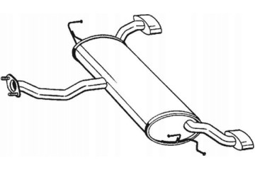 Bosal 165 417 Final silencer