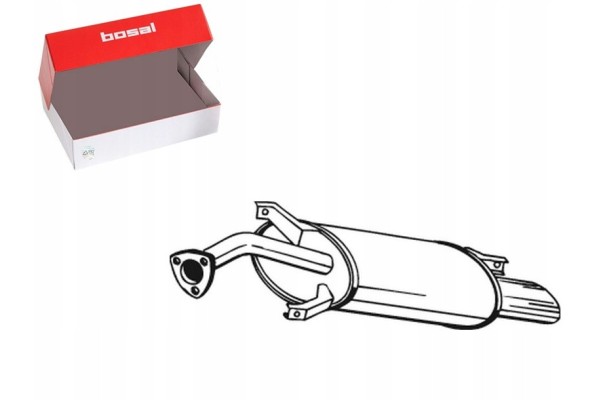 EXHAUST SYSTEM SILENCER REAR VOLVO S40 AND V40 1 9 2 COLLISION Assistant 34