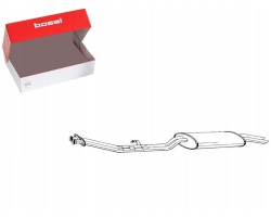 REAR EXHAUST MUFFLER BMW 3 E30 2 0 2 5 2 7 09 83 11 93 BOSAL