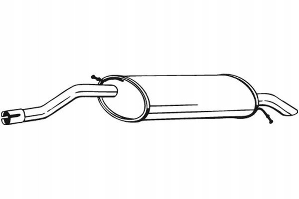 EXHAUST SILENCER REAR CITROEN C5 C5 AND C5 II 1 8 2 0 03 01 Part manufacturer Bosal