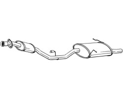 Exhaust system silencer rear BOSAL BOS283 171