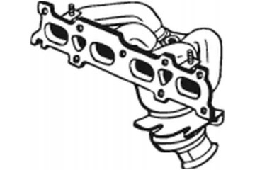 CATALYST EURO EMISSION 4 090 134 BOSAL CITROEN Packaging status original