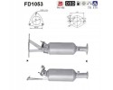 FD1053 PARTICULATE FILTER DPF EURO 4 Catalog number of the part FD1053