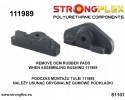 Front Trolley Bushing Kit Mercedes CL C140 92 98 S W140 91 98 Class Part manufacturer Strongflex