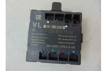 A2048707526 MODULO CONFORT MERCEDES-BENZ CLASE C (BM 204) BERLINA